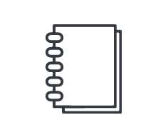 Individuell bedruckte Blöcke als praktisches Werbemittel mit Logo.
