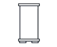 Mobile Rollup-Displays für Messen und Verkaufspräsentationen.