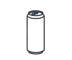 Individuell etikettierte Promotionsdrinks für Messen und Events.