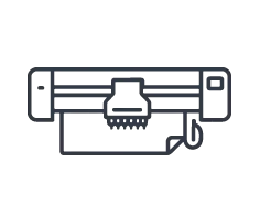Modernster DTF-Digitaltransfer auf dunkle und helle Textilien für detailreiche Logos mit extrem hoher Dehnbarkeit und Waschbeständigkeit.