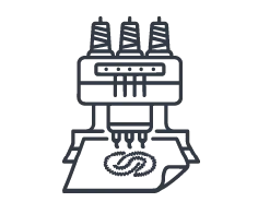 Hochwertiger Stick auf Textilien und Accessoires für langhaltendes Branding von Corporate Fashion und Werbetextilien.