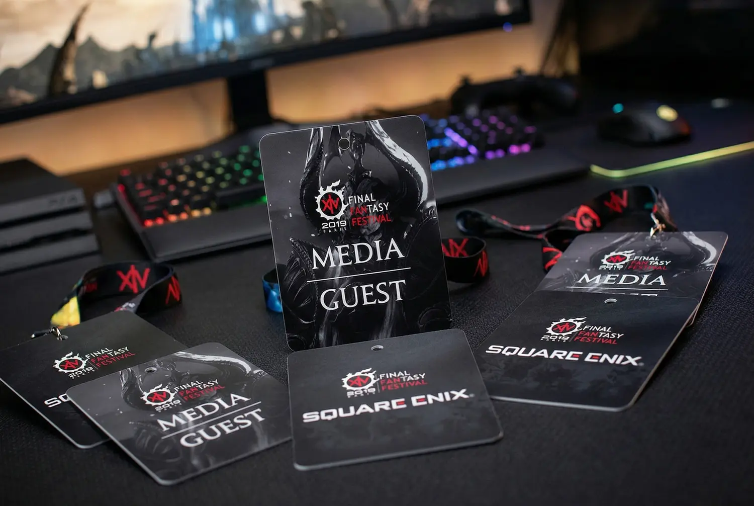 Produktion von individuellen ID-Karten und Eintrittsausweisen für das Square Enix Final Fantasy Festival: Hochwertige Plastikkarten-Umsetzung durch die Agentur infinite.